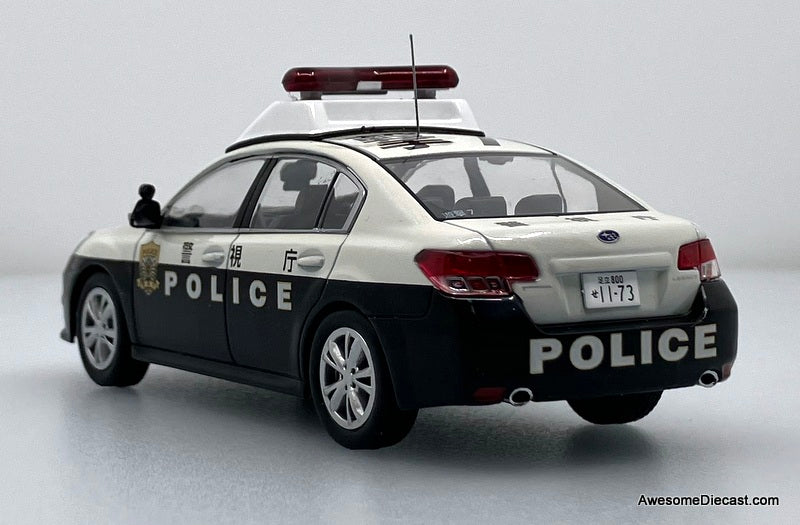 2014 Subaru Legacy B4 2.5 GT #7 Tokyo Police Patrol Car 1:43 Diecast Model Car by Rai's