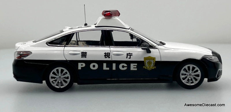 2021 Toyota Crown (ARS220) Tokyo Police Patrol Car 1:43 Diecast Model Car by Rai's