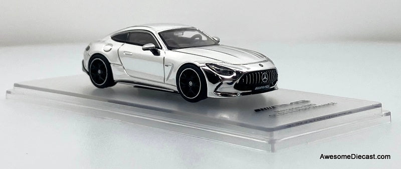 RARE!! Mercedes-AMG GT63 SE Performance, Chrome 1:64 Diecast Model Car by NZG