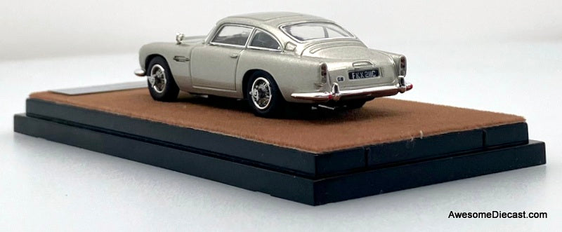 1965 Aston Martin DB5, Silver (James Bond 007) 1:43 Diecast Model Car by Dongguan X Model