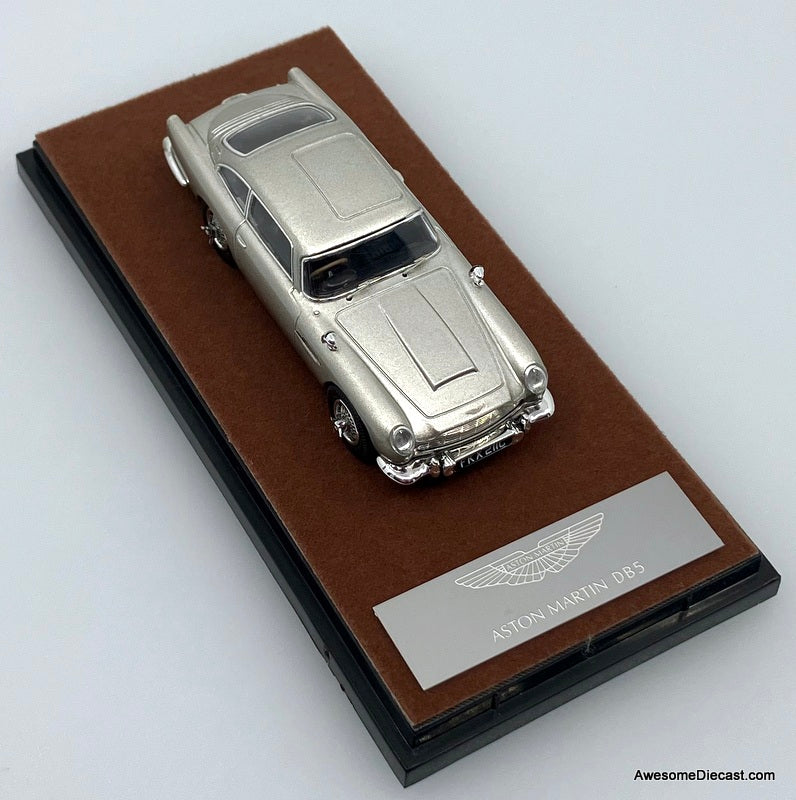 1965 Aston Martin DB5, Silver (James Bond 007) 1:43 Diecast Model Car by Dongguan X Model
