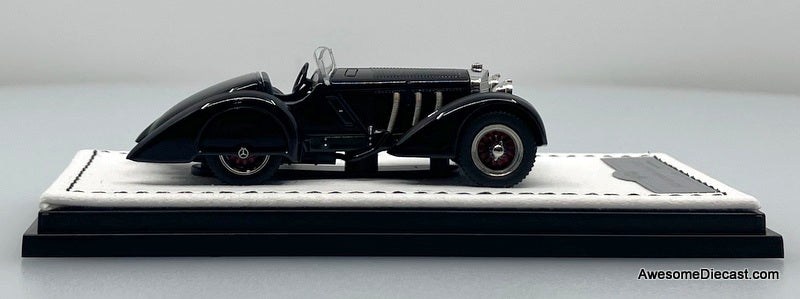 1930 Mercedes Benz SSK, Black 1:64 Diecast Model Car by GFCC