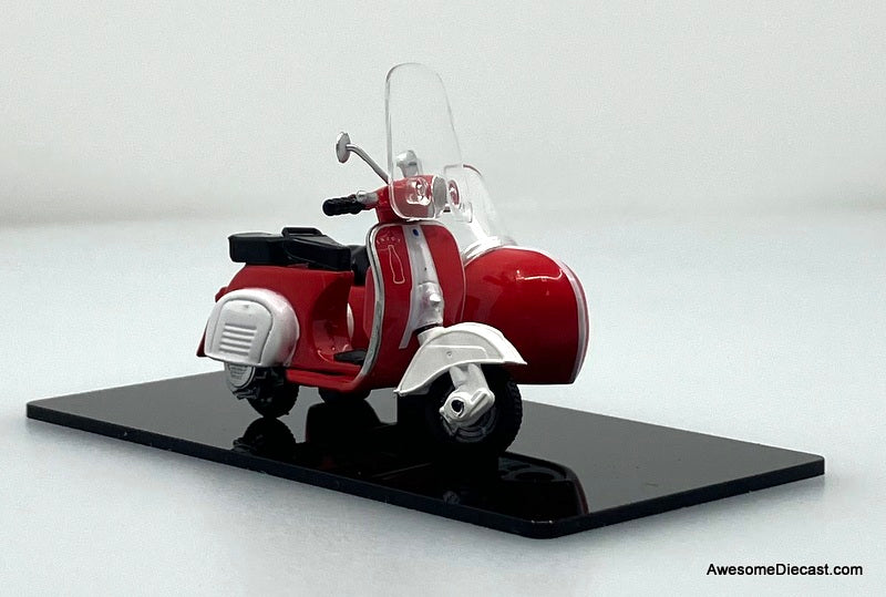 Arctic Scooter w/Side Car: Coca Cola 1:35 Diecast Model Motor Cycle by Tiny
