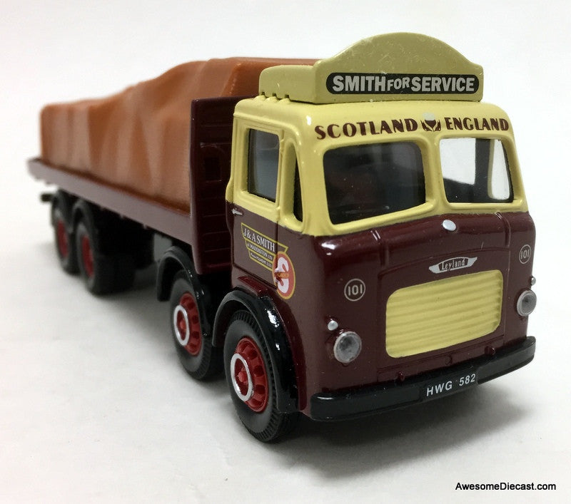 Corgi 1:50  Leyland 8 Wheeled Rigid Truck  w/Covered Load: J & A Smith Of Maddiston