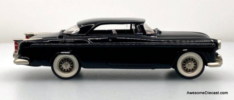 1955 Chrysler C300, Black 1:43 White Metal Model Car by Brooklin Models
