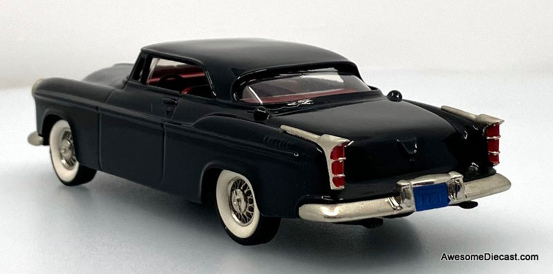 1955 Chrysler C300, Black 1:43 White Metal Model Car by Brooklin Models