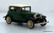 1930 Ford Model A Coupe, Green 1:43 White Metal Model Car by Brooklin Models