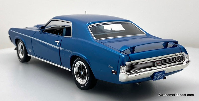 1969 Mercury Cougar Eliminator, Metallic Blue 1:18 Diecast Model