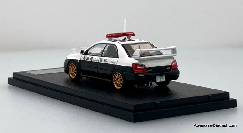 Subaru Impreza Japanese Police Car: Hokkaido Police 1:64 diecast Model Car by Rollin