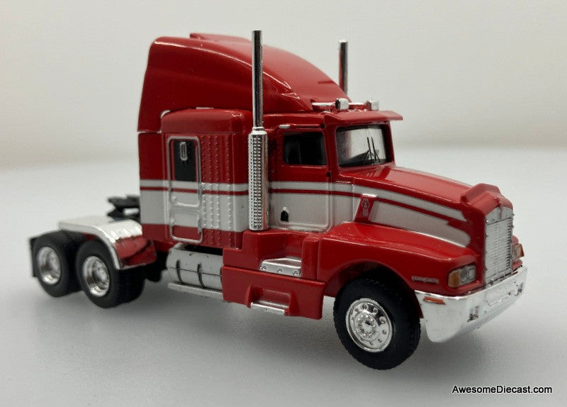 Brekina 1:87 Kenworth T600 Sleeper Tractor, Red/White