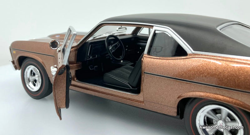 RARE!! 1969 Chevrolet Nova SS 396 Yenko, Copper Bronze Metallic 1:18 Diecast Model Car by Supercar Collectibles