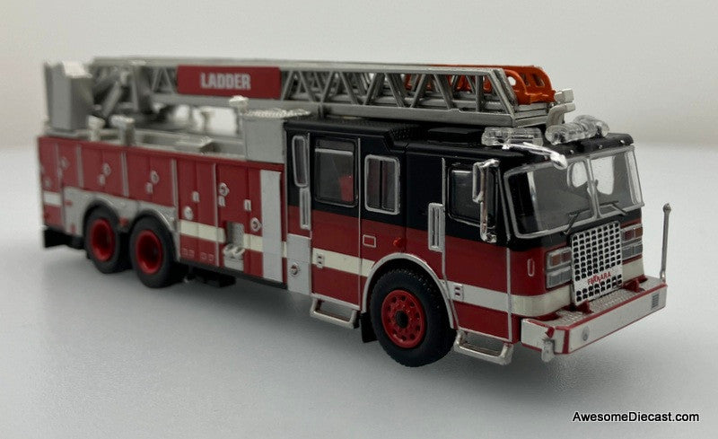 PCX87 1:87 Ferrara Ultra Ladder Truck, Red/Black