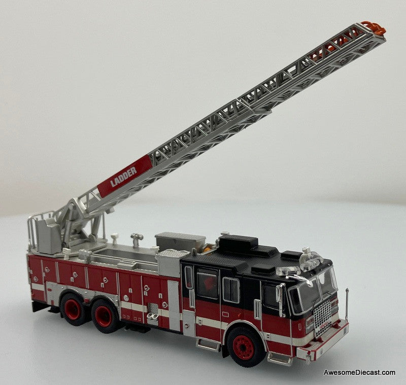 PCX87 1:87 Ferrara Ultra Ladder Truck, Red/Black
