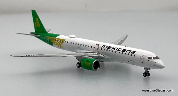 Embraer E195-E2: Mexicana (Reg #XA-MXA) 1:400 Diecast Model Plane