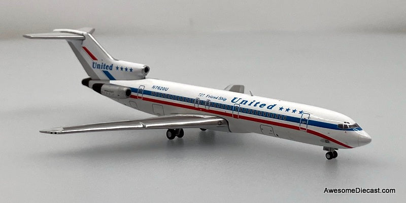 Boeing 727-200: United Airlines (Reg #N7620U) "Friendship" 1:400 Diecast Model Plane by Gemini Jets