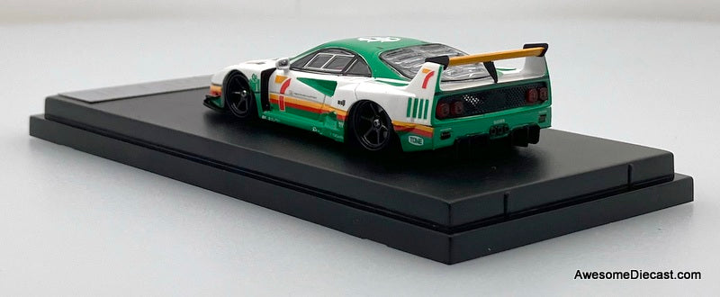 Ferrari F-40 Liberty Walk: 7-Eleven Livery 1:64 Diecast Model Car by Ghost Player