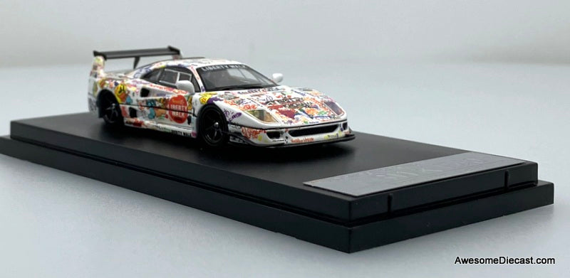 Ferrari F-40 Liberty Walk: Graffiti Livery 1:64 Diecast Model Car by Ghost Player