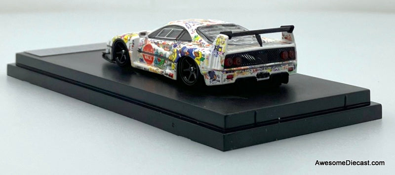 Ferrari F-40 Liberty Walk: Graffiti Livery 1:64 Diecast Model Car by Ghost Player