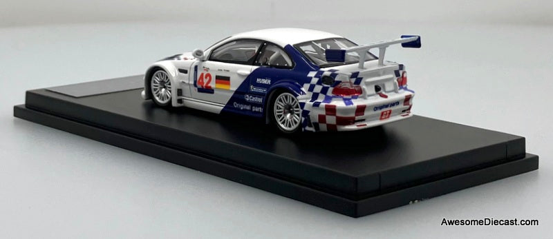2001 BMW M3 GTR E46 ALMS #42 1:64 Diecast Model Car by DCM