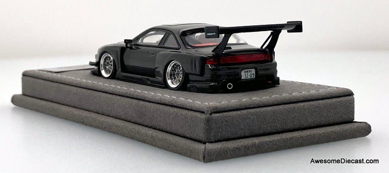 Nissan Silvia S14 GT Spec, Gray Carbon Fiber Levin Ookawara 1:64