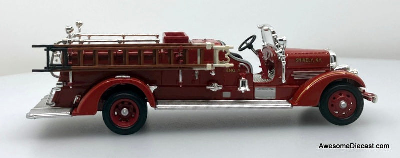 1938 Ahrens-Fox VC Fire Truck, Shively KY Fire Department 1:43 Diecast Model Fire Truck by Lucky Diecast