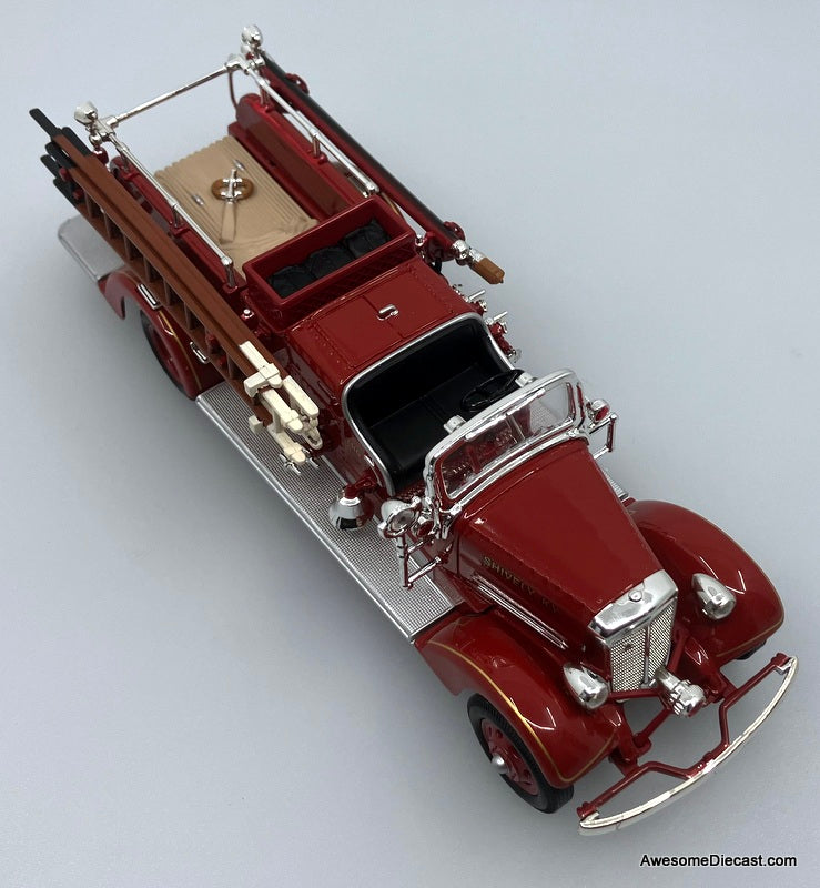 1938 Ahrens-Fox VC Fire Truck, Shively KY Fire Department 1:43 Diecast Model Fire Truck by Lucky Diecast