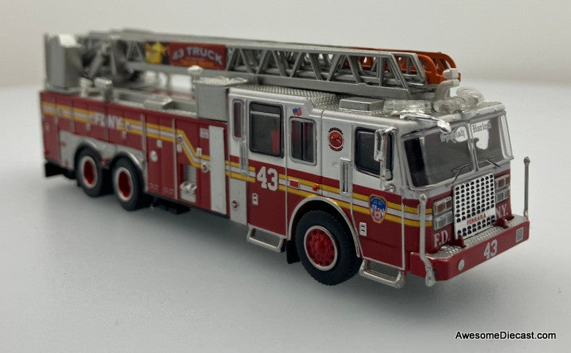 PCX87 1:87 Ferrara Ultra Ladder Truck FDNY: Manhattan Ladder 43 (Upper East Side)