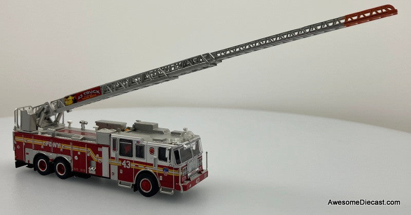 PCX87 1:87 Ferrara Ultra Ladder Truck FDNY: Manhattan Ladder 43 (Upper East Side)