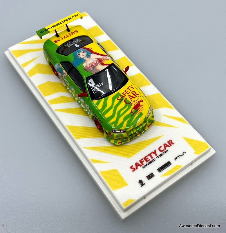 Nissan GT-R R34, Safety Car ( A Tribute To Youth) 1:64 diecast