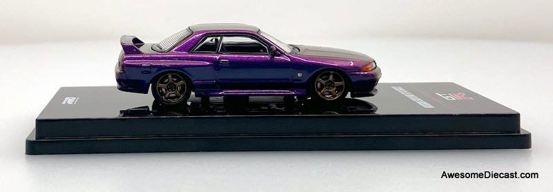 Nissan Skyline GT-R R32, Midnight Purple (Australian Special Edition) 1:64 Diecast Model Car by Inno64