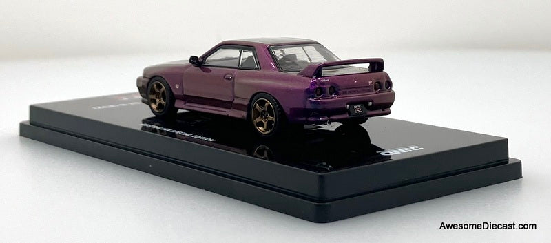 Nissan Skyline GT-R R32, Midnight Purple (Australian Special Edition) 1:64 Diecast Model Car by Inno64