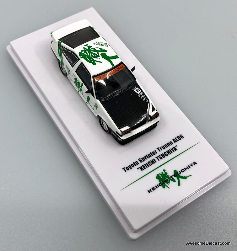 Toyota Sprinter Trueno AE86 "Keiichi Tsuchiya" 1:64 Diecast Model Car by Inno64
