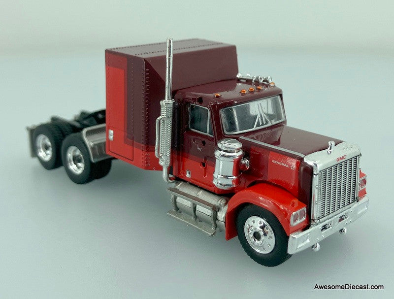 Brekina 1:87 GMC General Sleeper Cab, Dark Red/Light Red