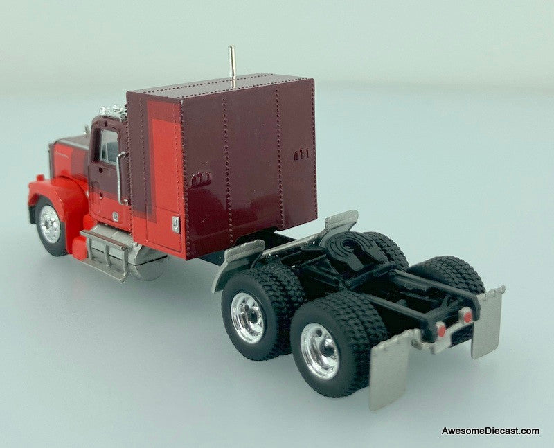 Brekina 1:87 GMC General Sleeper Cab, Dark Red/Light Red