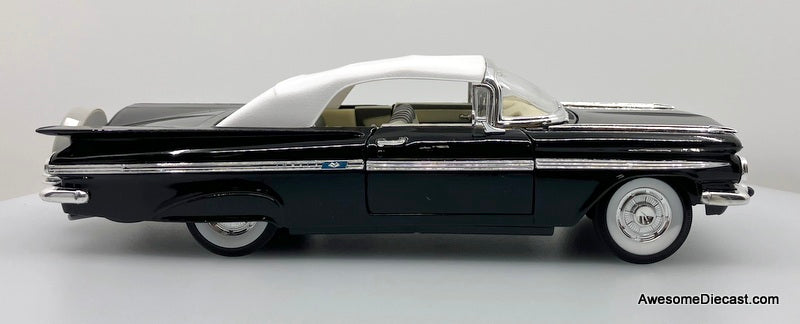 1959 Chevrolet Impala Convertible (Roof Up), Black 1:18 Diecast