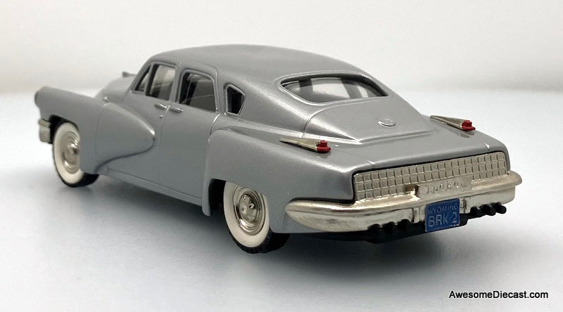 1948 Tucker Torpedo, Metallic Silver (Movie Souvenir) 1:43 White Metal Model Car by Brooklin Models