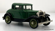 1930 Ford Model A Victoria, Green 1:43 White Metal Model Car by Brooklin Models