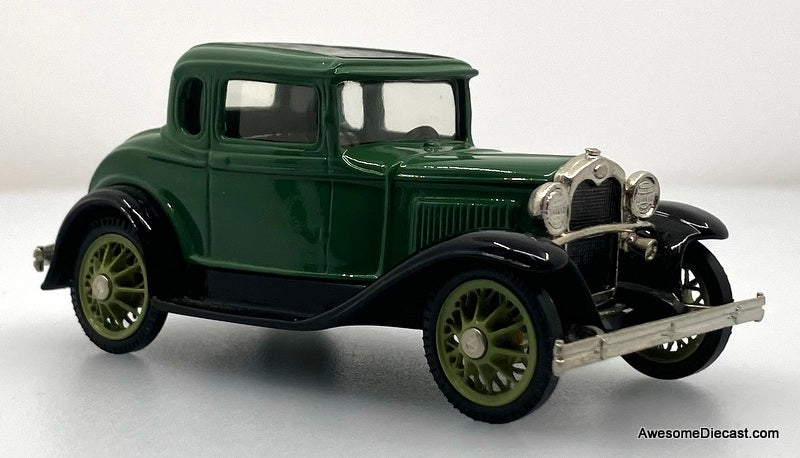 1930 Ford Model A Victoria, Green 1:43 White Metal Model Car by Brooklin Models