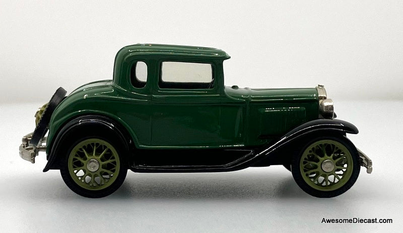 1930 Ford Model A Victoria, Green 1:43 White Metal Model Car by Brooklin Models