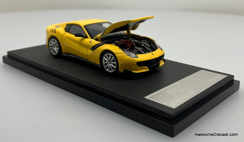 Little Toys 1:64 Ferrari F12 TDF, Metallic Yellow