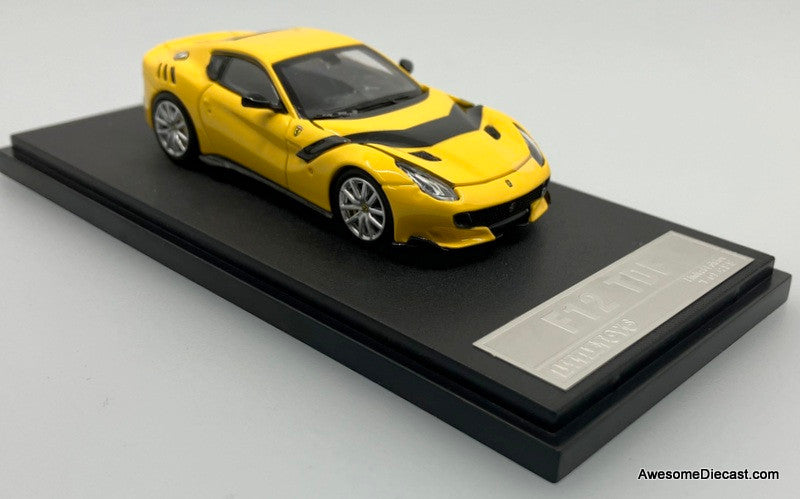 Little Toys 1:64 Ferrari F12 TDF, Metallic Yellow
