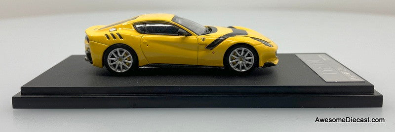 Little Toys 1:64 Ferrari F12 TDF, Metallic Yellow