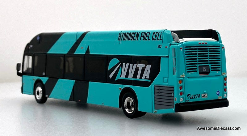 New Flyer XN40: Victor Valley VVTA 1:87 (HO) Diecast Model Bus by Iconic Replicas