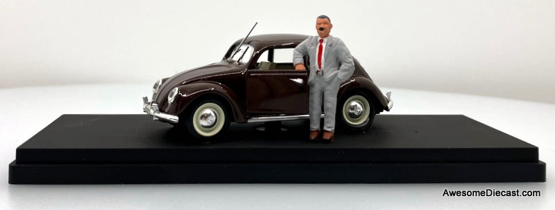RARE!! 1947 Volkswagen Beetle w/Ferdinand Porsche Figure 1:43