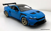 2025 Ford Mustang GTD, Blue 1:18 Diecast Model Car by Maisto
