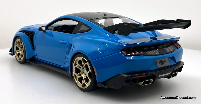 2025 Ford Mustang GTD, Blue 1:18 Diecast Model Car by Maisto