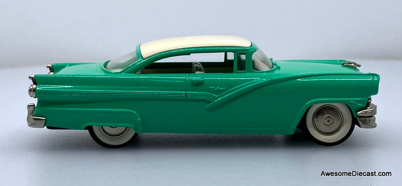 1956 Ford Fairlane 2 Door Victoria 1:43 White Metal Model Car by Brooklin Models