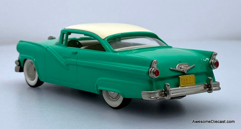 1956 Ford Fairlane 2 Door Victoria 1:43 White Metal Model Car by Brooklin Models