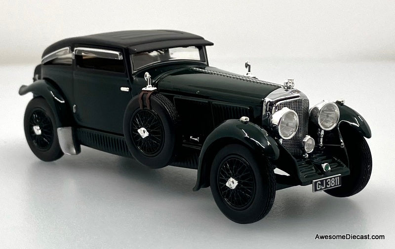 1930 Bentley 6 1/2 Litre Gurney Nutting Saloon Blue Train Special 1:43 Diecast Model Car by Minichamps