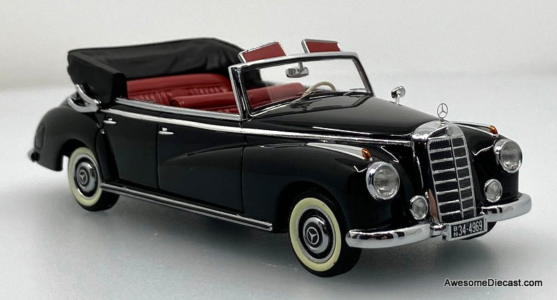 RARE!! 1952 Mercedes-Benz 300 Convertible 1:43 Resin Cast Model Car by Minichamps